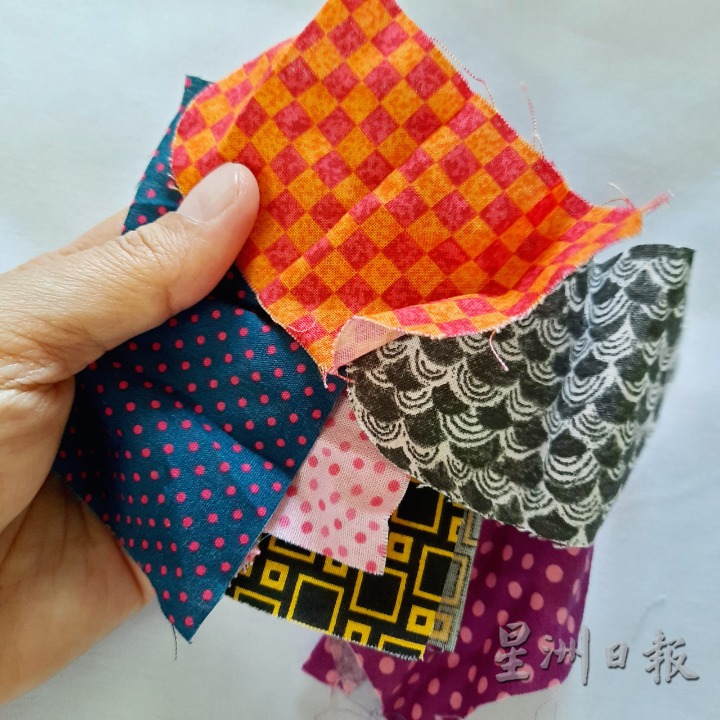★9月23日刊登/大霹雳封底主文/【乐活频道】/善用布碎减少浪费 布碎变精致饰品