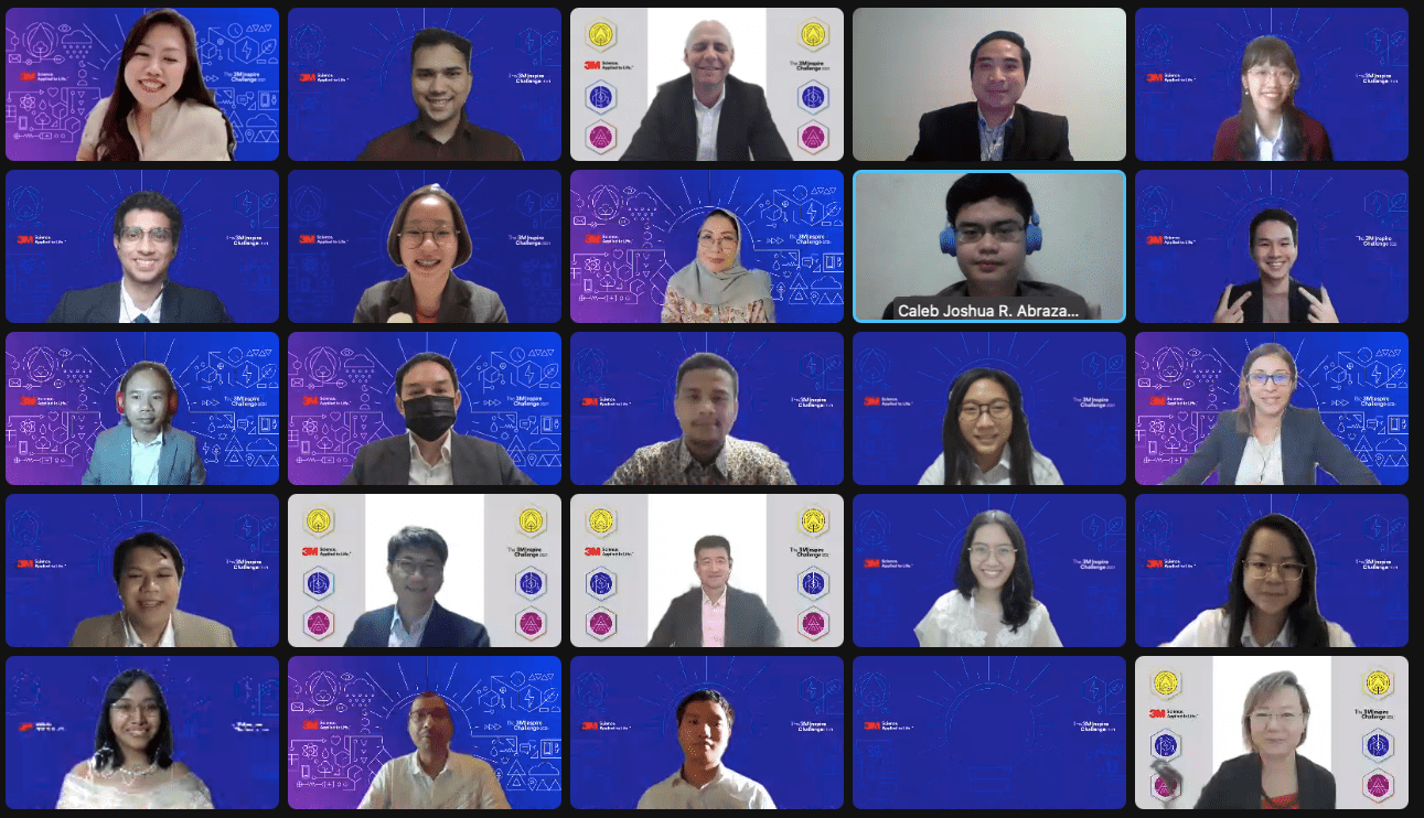 两名来自马来西亚国立大学的学生成功摘下3M灵感挑战赛区域级冠军