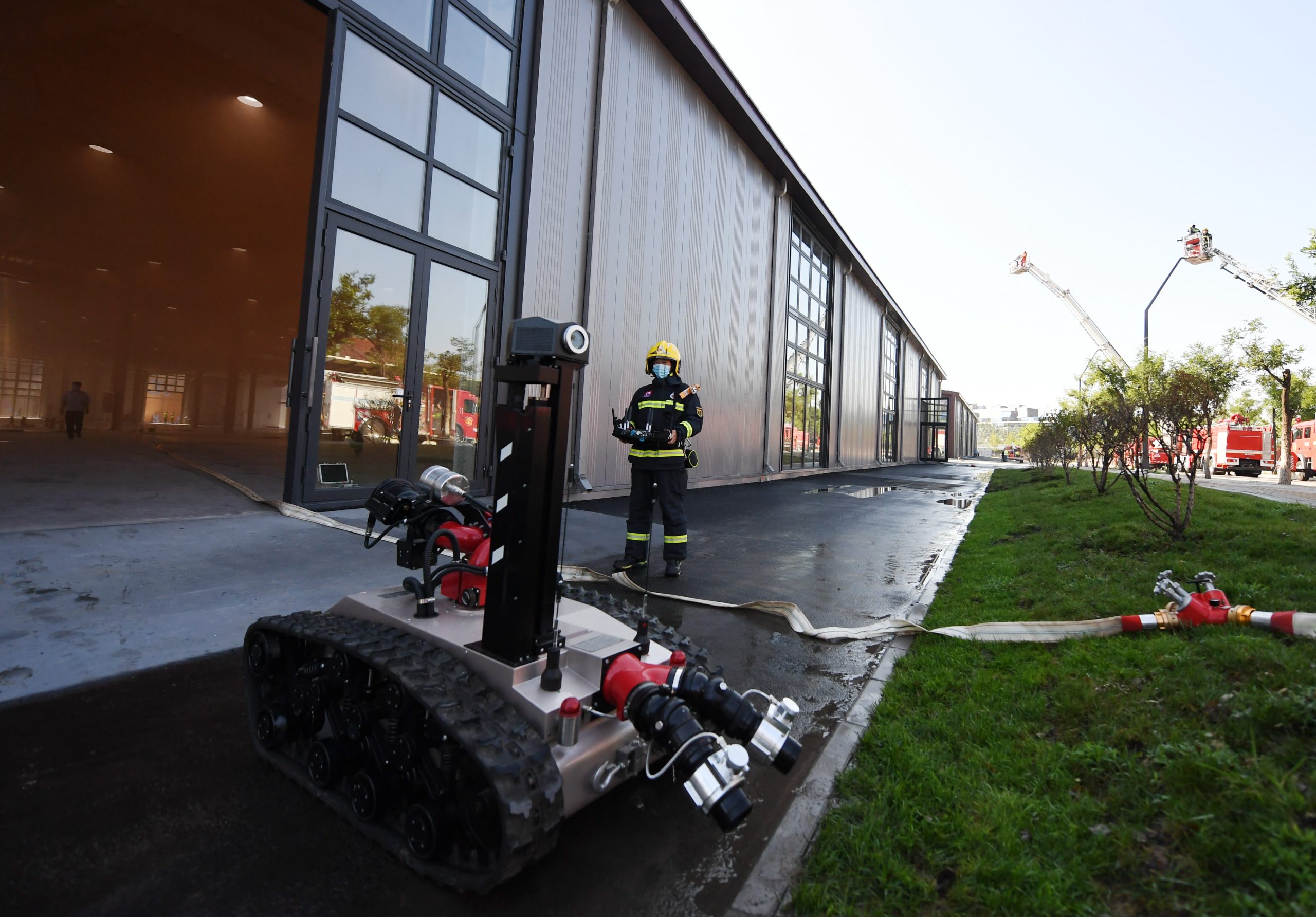 中国服贸会上的科技元素