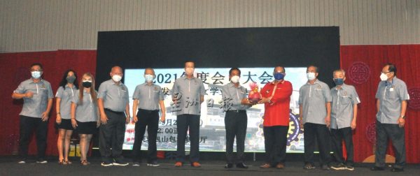 供FB/掌管森广东会馆逾8年,会长黄振旺宣布辞职