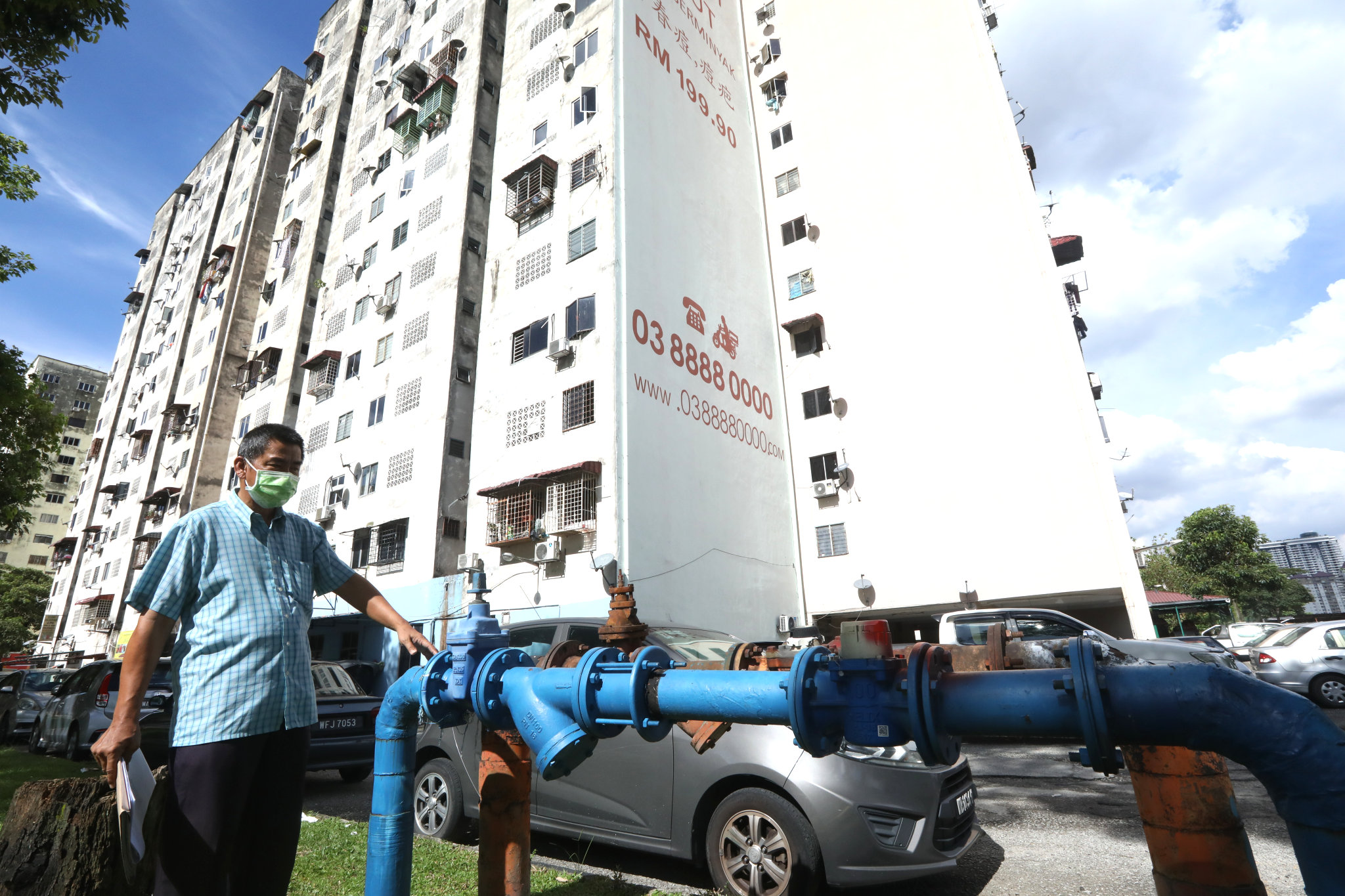 大都会/ME03头/甲洞彩虹美娜公寓被断水