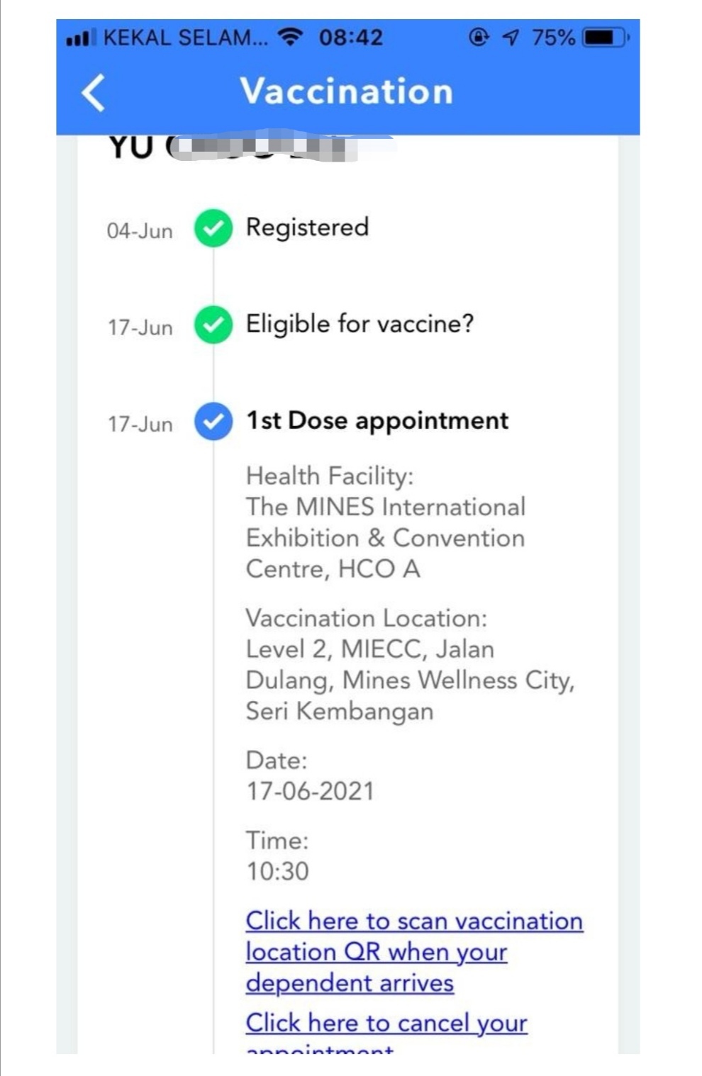 完成疫苗接种近2个月仍未收到电子证书 事主儿子：系统上完全没有父亲接种的记录！