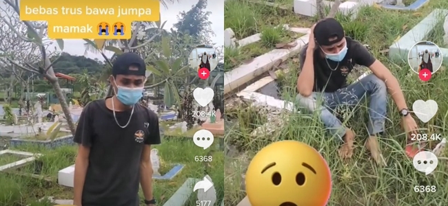 家人相续去世 出狱男泪崩母坟