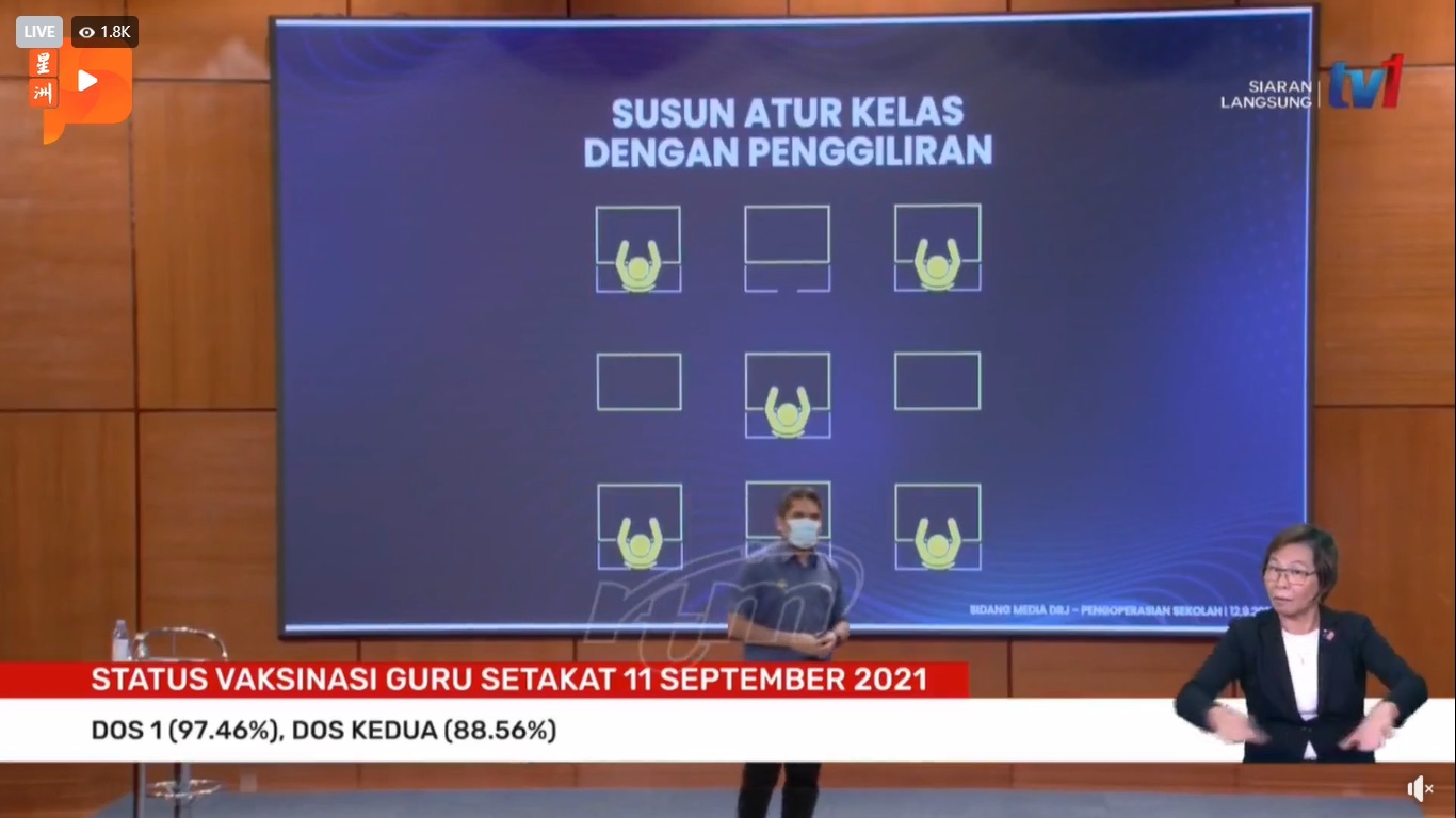 教长宣布课室上课SOP·鼓励用风扇 老师监督下用餐