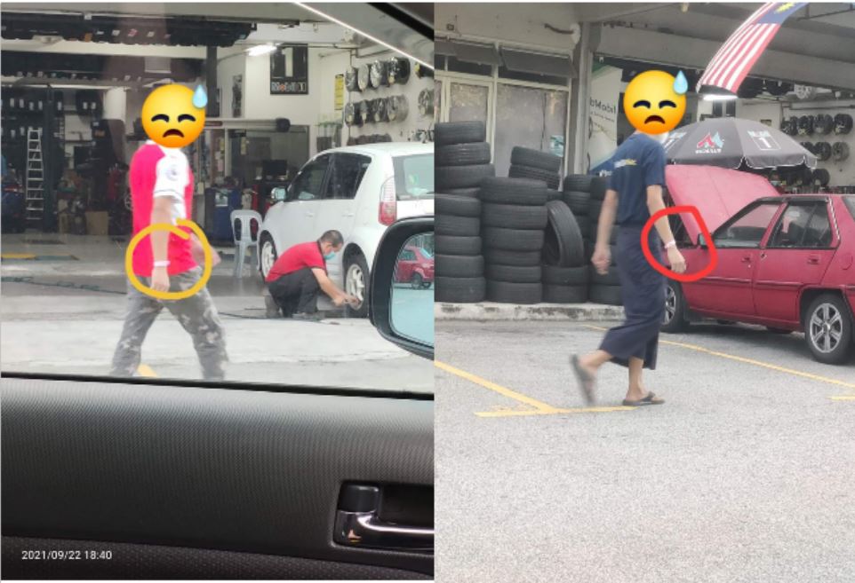 求真|外劳戴粉红手环趴趴走？·警方：18人甫确诊 走回住处隔离被拍