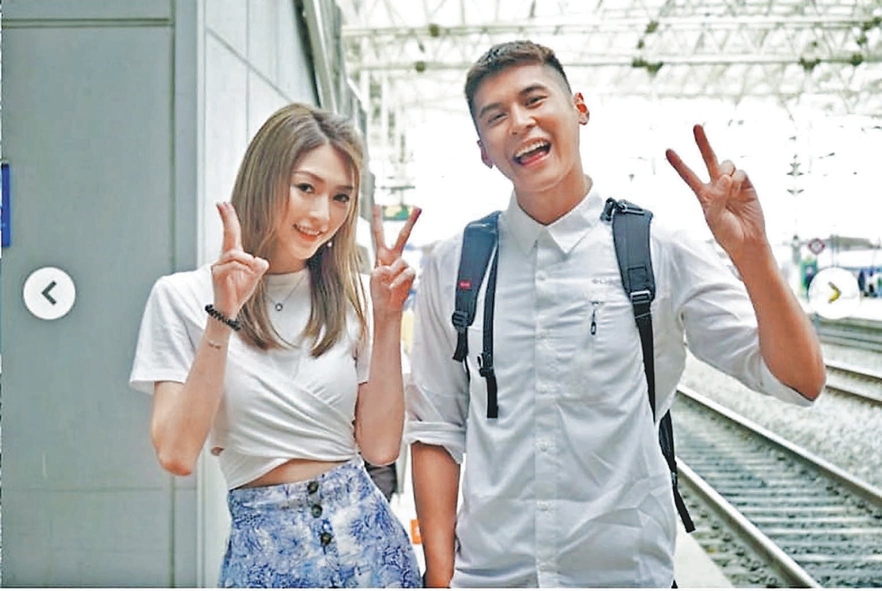 男晒肌女晒腰‧ 陈家乐连诗雅拍拖出海戏水