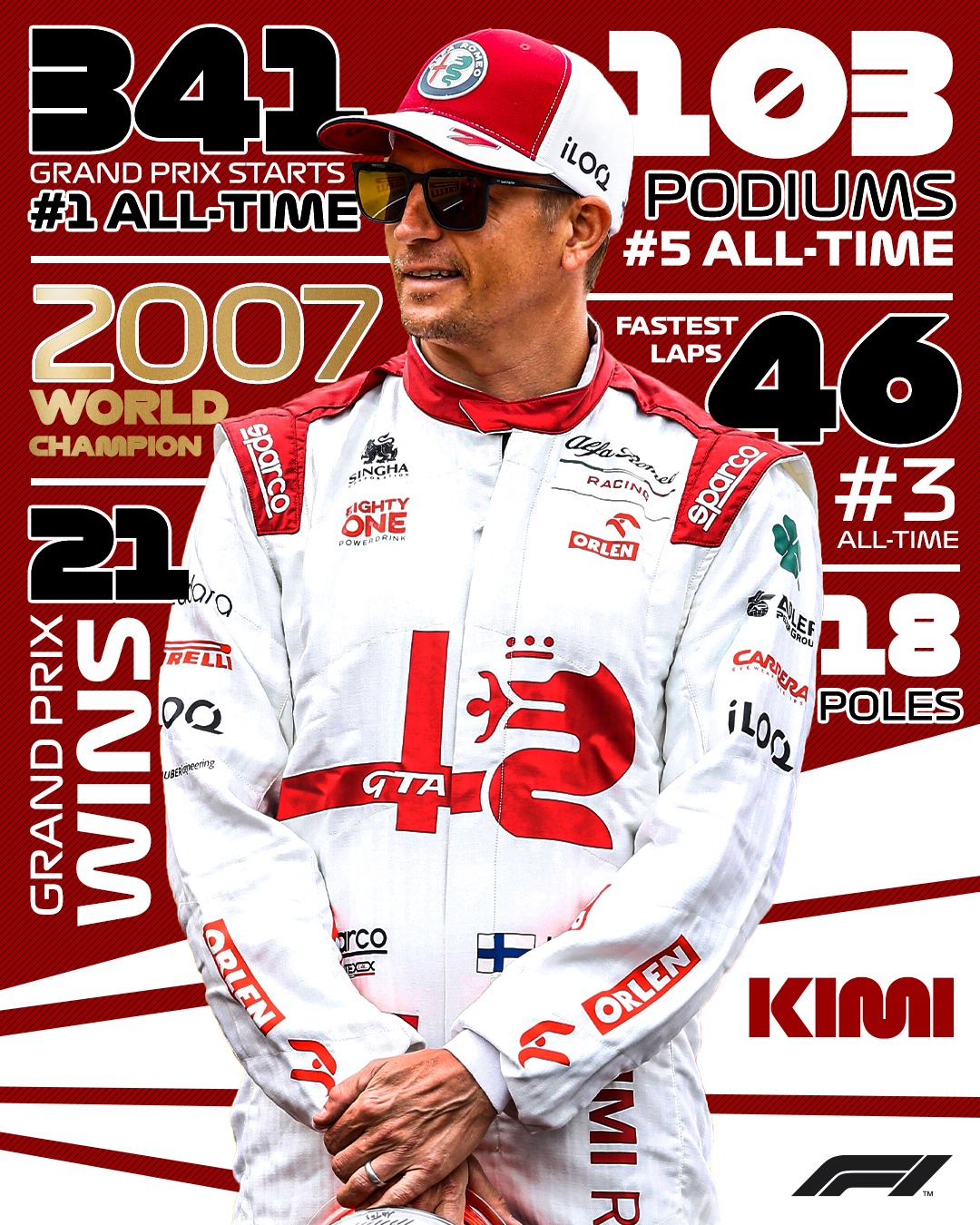 莱科能季末退出F1 再见,芬兰冰人