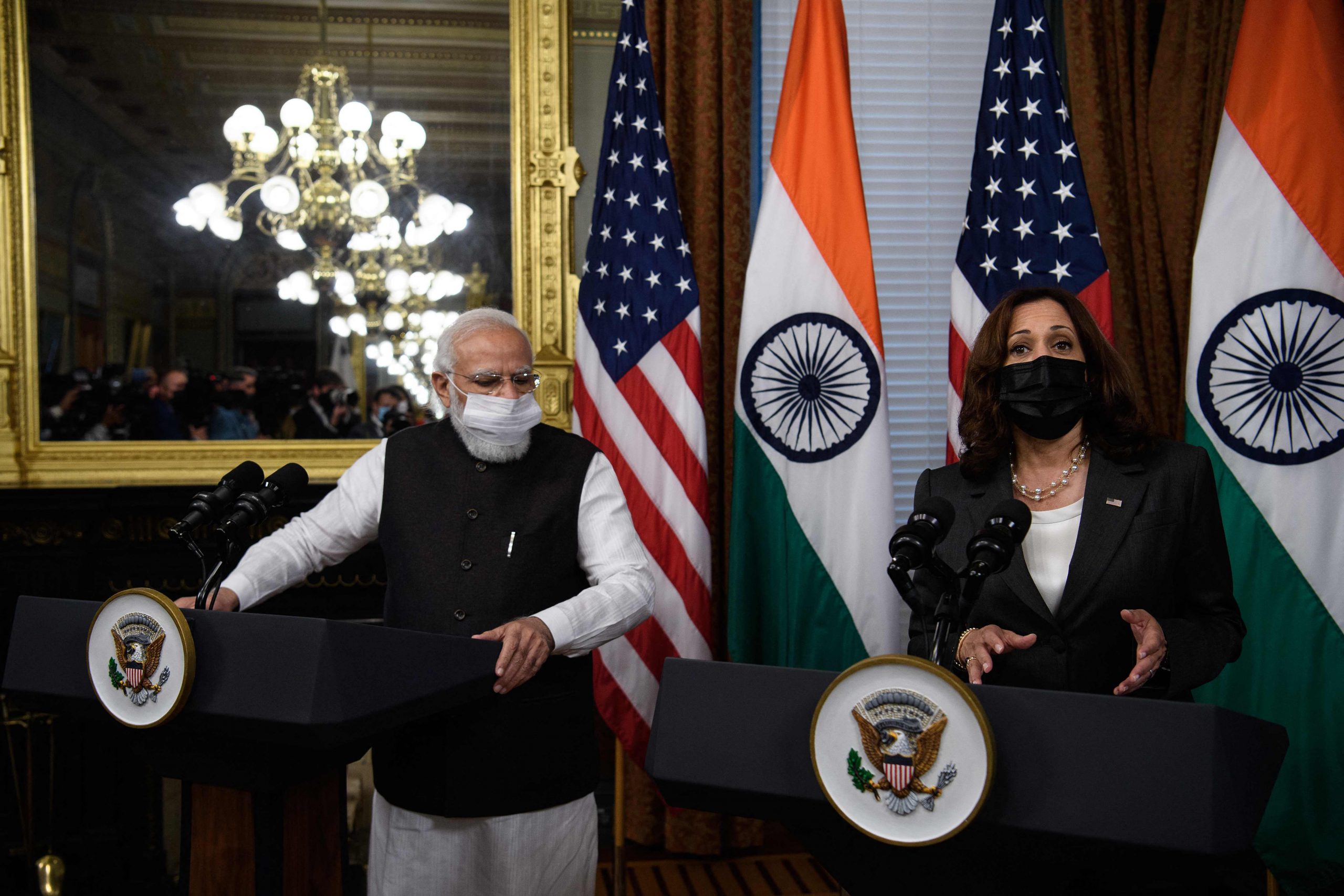 贺锦丽晤印度总理 “印太地区需续自由开放”