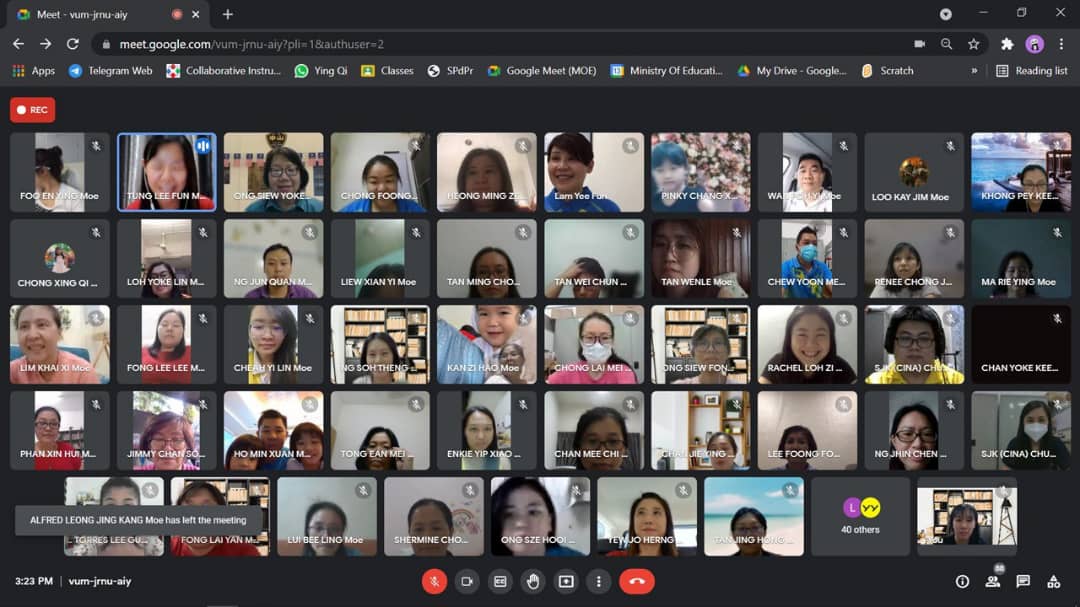 霹:怡保中山华小线上家协大会