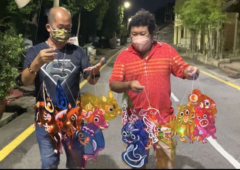 （古城封底主文）十二生肖手工玻璃纸灯笼，传承文化 一家团圆
