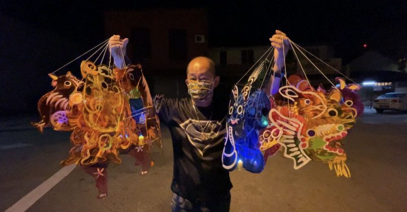 （古城封底主文）十二生肖手工玻璃纸灯笼，传承文化 一家团圆