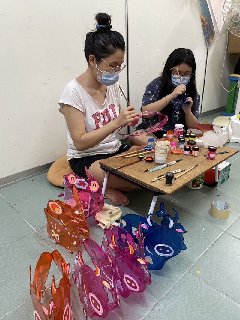 (古城封底主文)十二生肖手工玻璃纸灯笼,传承文化 一家团圆