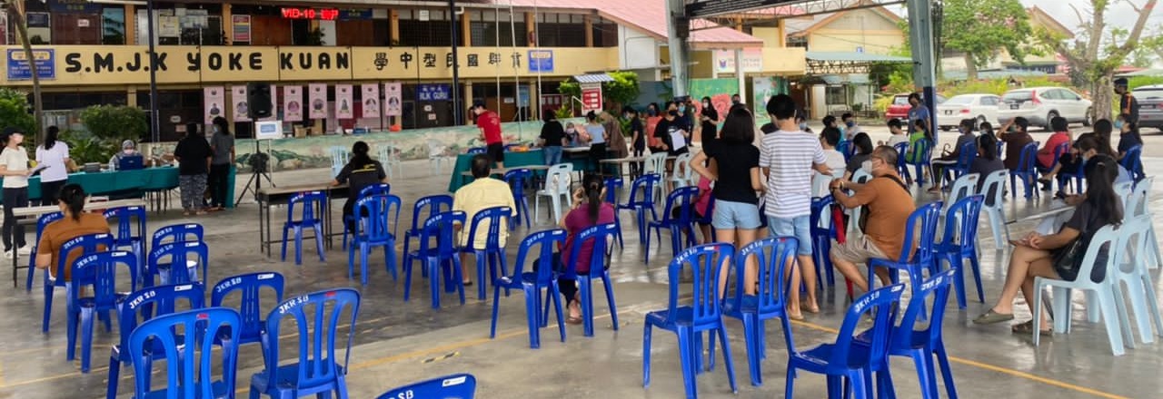 (大都会)适耕庄3国中840人完成接种疫苗