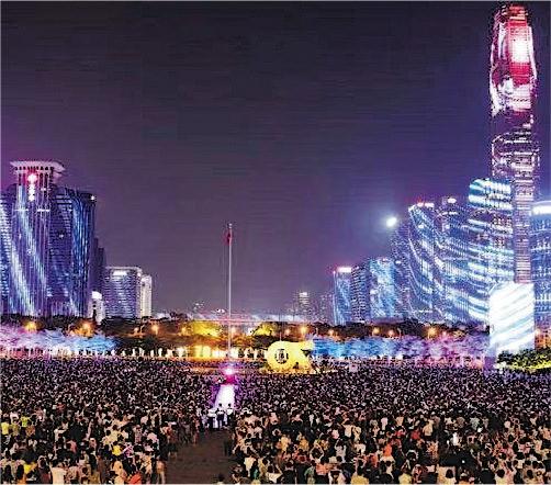 （头） 因应限电 广州深圳暂停十一期间灯光表演