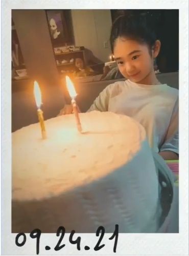 Grace 11岁生日曝光正脸.网赞女大11变