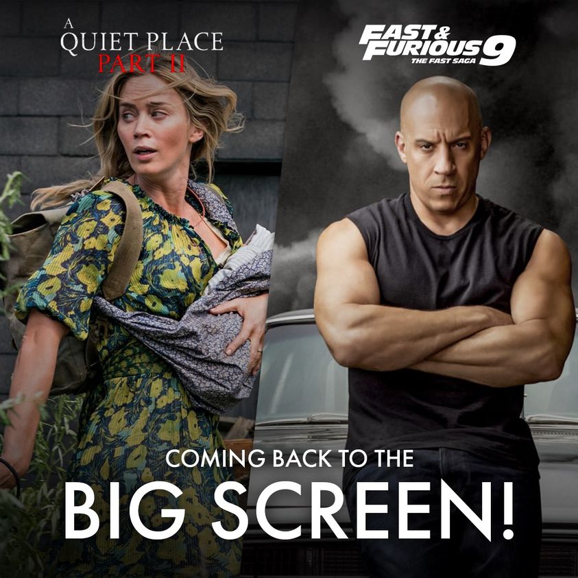 GSC和TGV影院将重开.脸书预告将上映大片