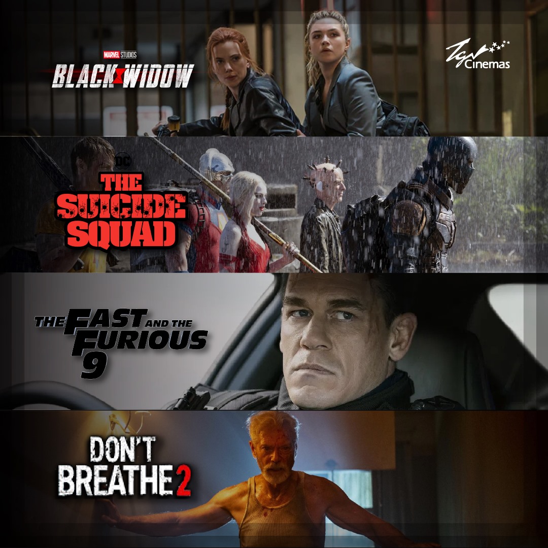 GSC和TGV影院将重开.脸书预告将上映大片