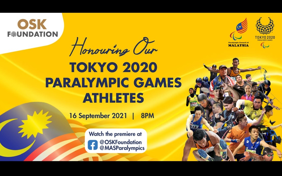 OSK奖励22名健将  残奥选手表现鼓舞全民