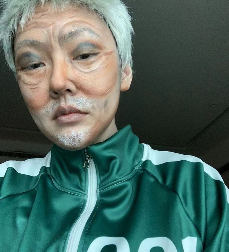 万圣节最夯造型 小S神还原《鱿鱼》001号