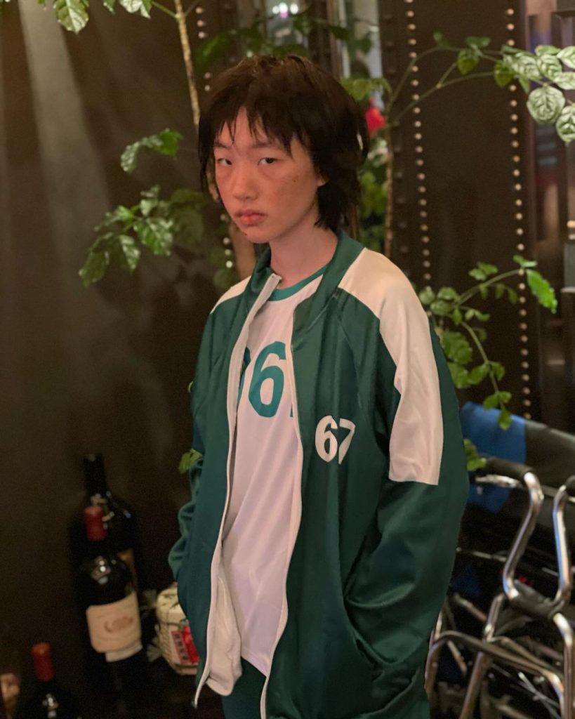 万圣节最夯造型 小S神还原《鱿鱼》001号