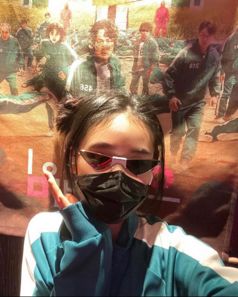 万圣节最夯造型 小S神还原《鱿鱼》001号