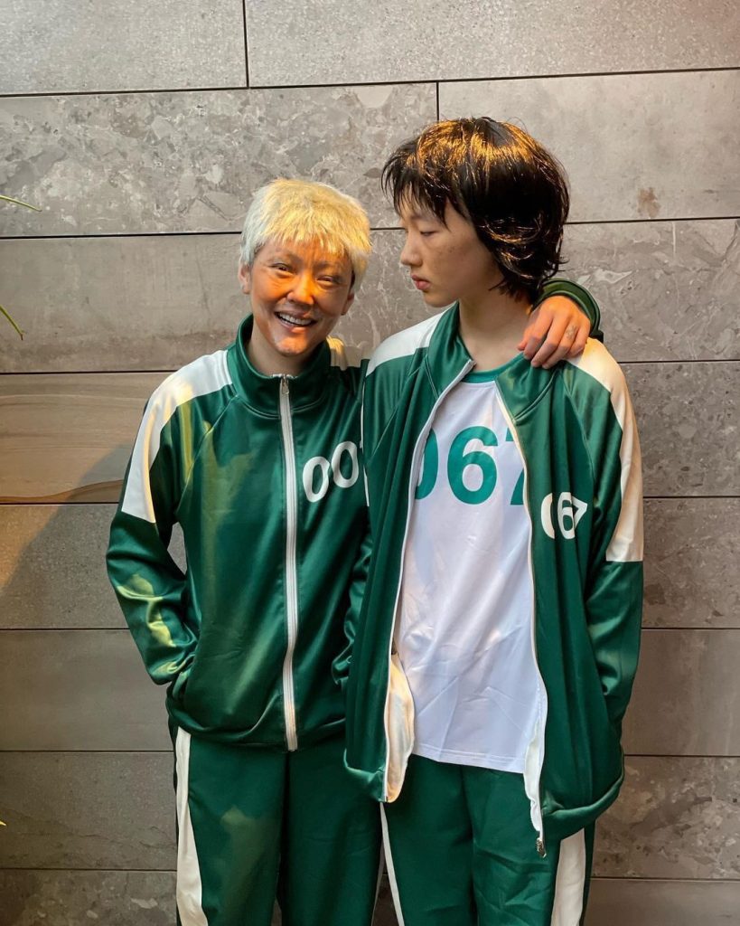 万圣节最夯造型 小S神还原《鱿鱼》001号