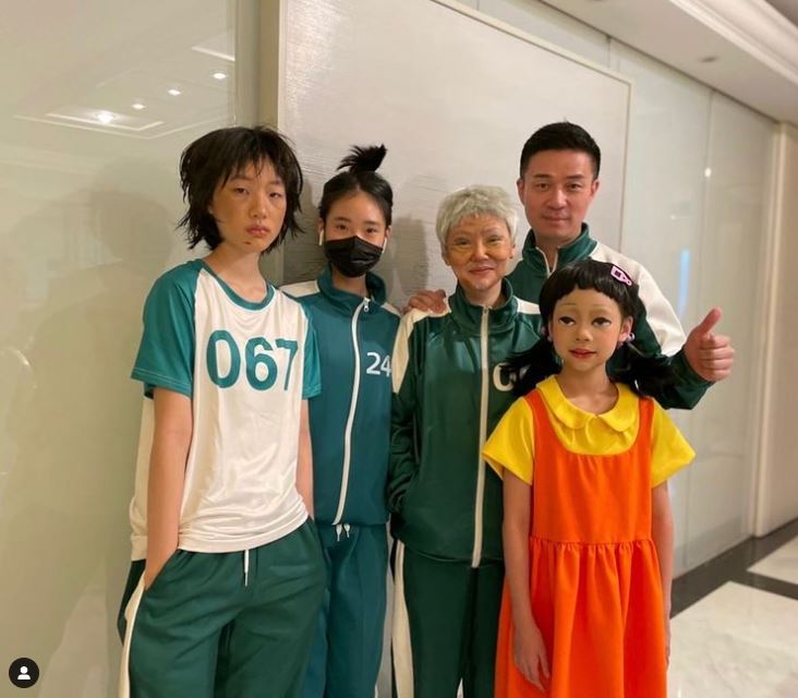 万圣节最夯造型 小S神还原《鱿鱼》001号