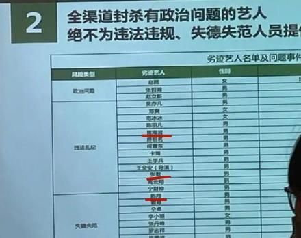 中国再传25劣迹艺人名单 赵薇“政治问题”排首位