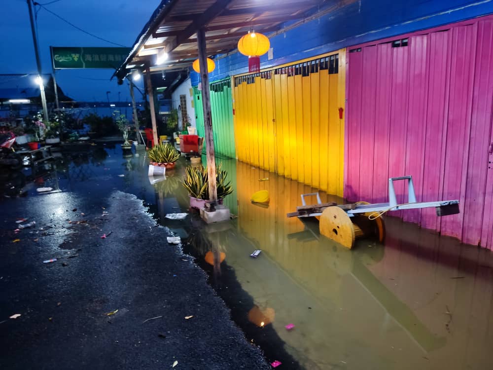 大都会/大海潮第三天,虽有小淹水,但影响甚微!