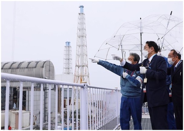  岸田视察福岛 核废水排海不能推迟