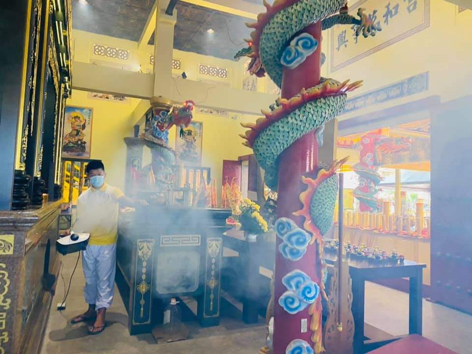 **已签发**柔：可做封面补文：麻斗母宫斗天宫九皇大帝宝诞庆典从简举行