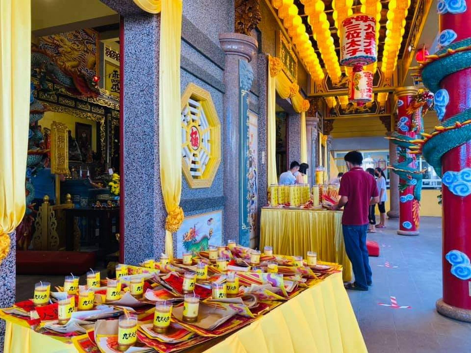 **已签发**柔:可做封面补文:麻斗母宫斗天宫九皇大帝宝诞庆典从简举行