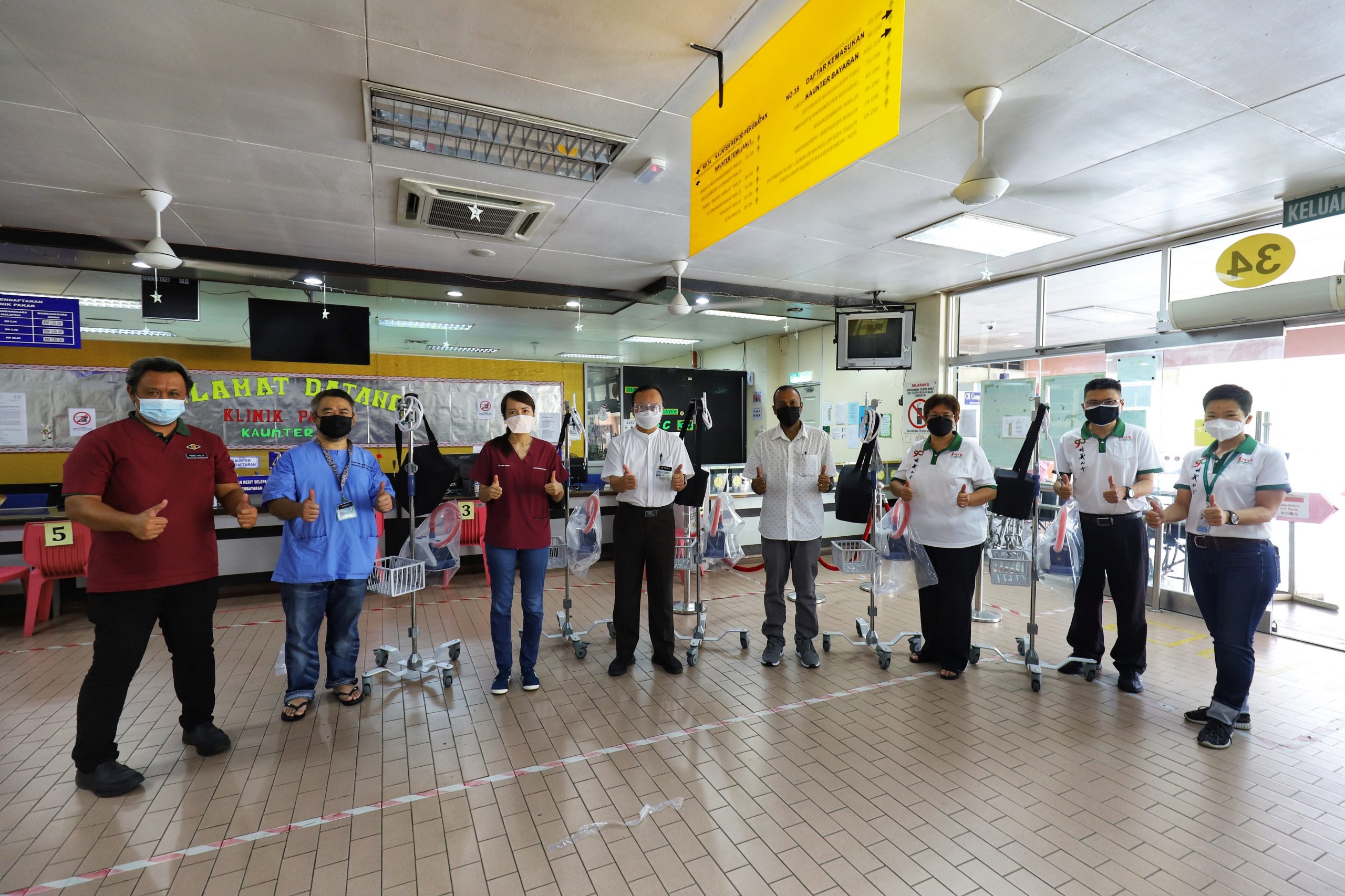 星洲基金会 佛光山再次雪中送碳 捐诗巫医院5高流量氧气鼻导管全配系统解燃眉之急★请用此文