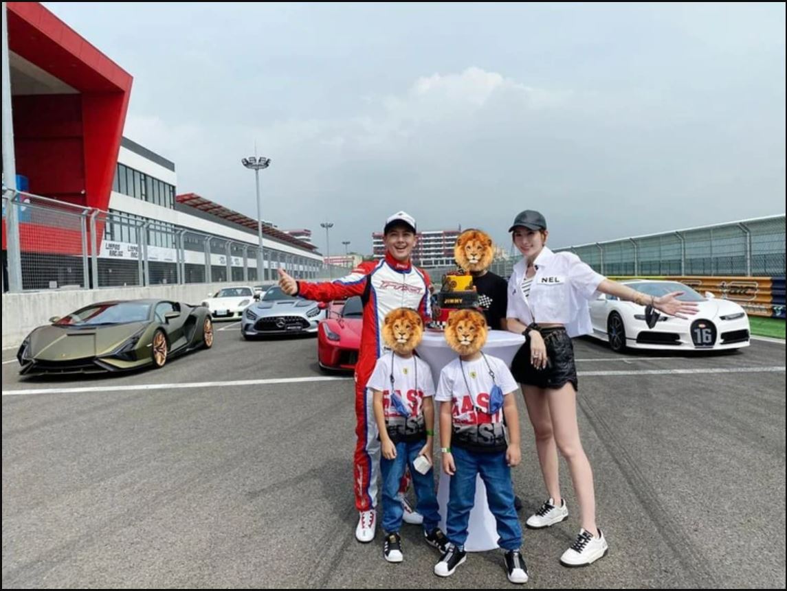 林志颖47岁生日 50辆跑车列队助阵