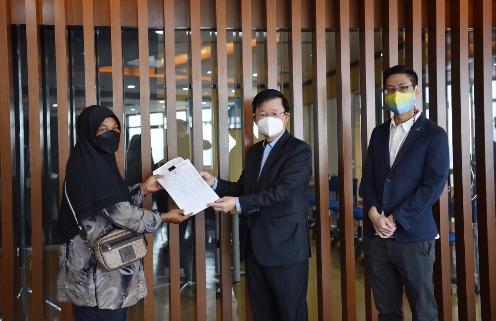 槟峇东海滨渔民等 1521人签名挺南岛计划