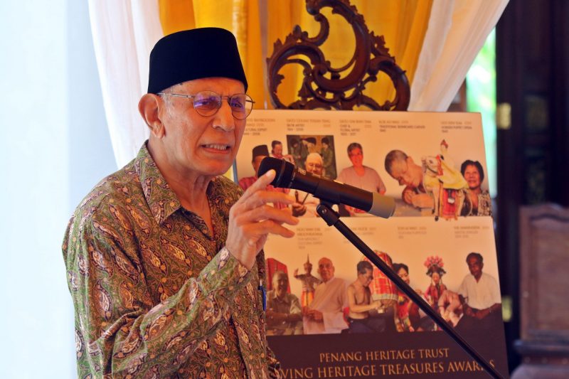 槟社运推动者安华化沙 获非物质文遗传承人奖