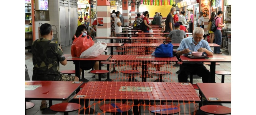 狮城未接种民众若要堂食 需出示活动前阴性检测证明