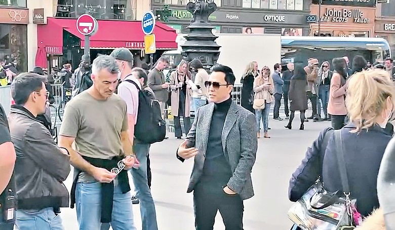 甄子丹巴黎歌剧院取景　2天租逾200万