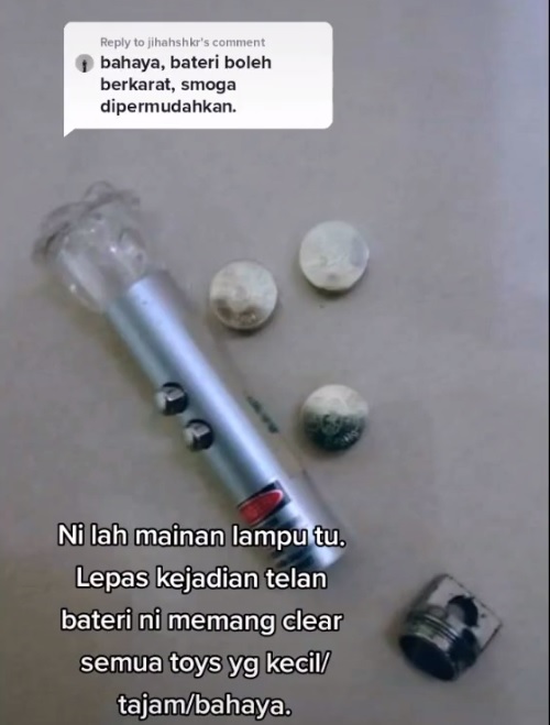 男童好奇吞钮扣电池 X光一照竟吞了6个