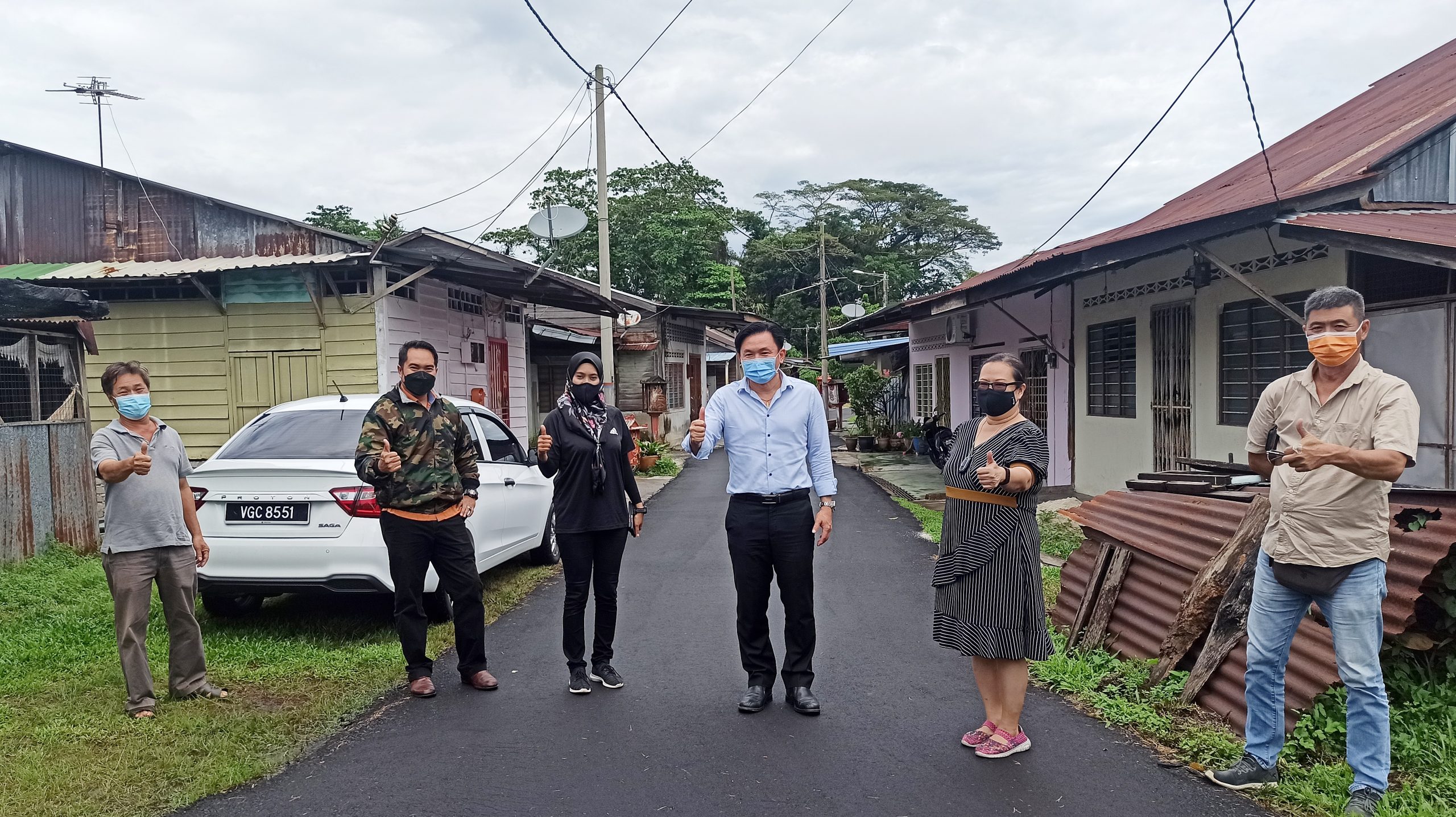 社区动态/端洛州选区获乡村发展部拨100万令吉 提升道路和排水沟