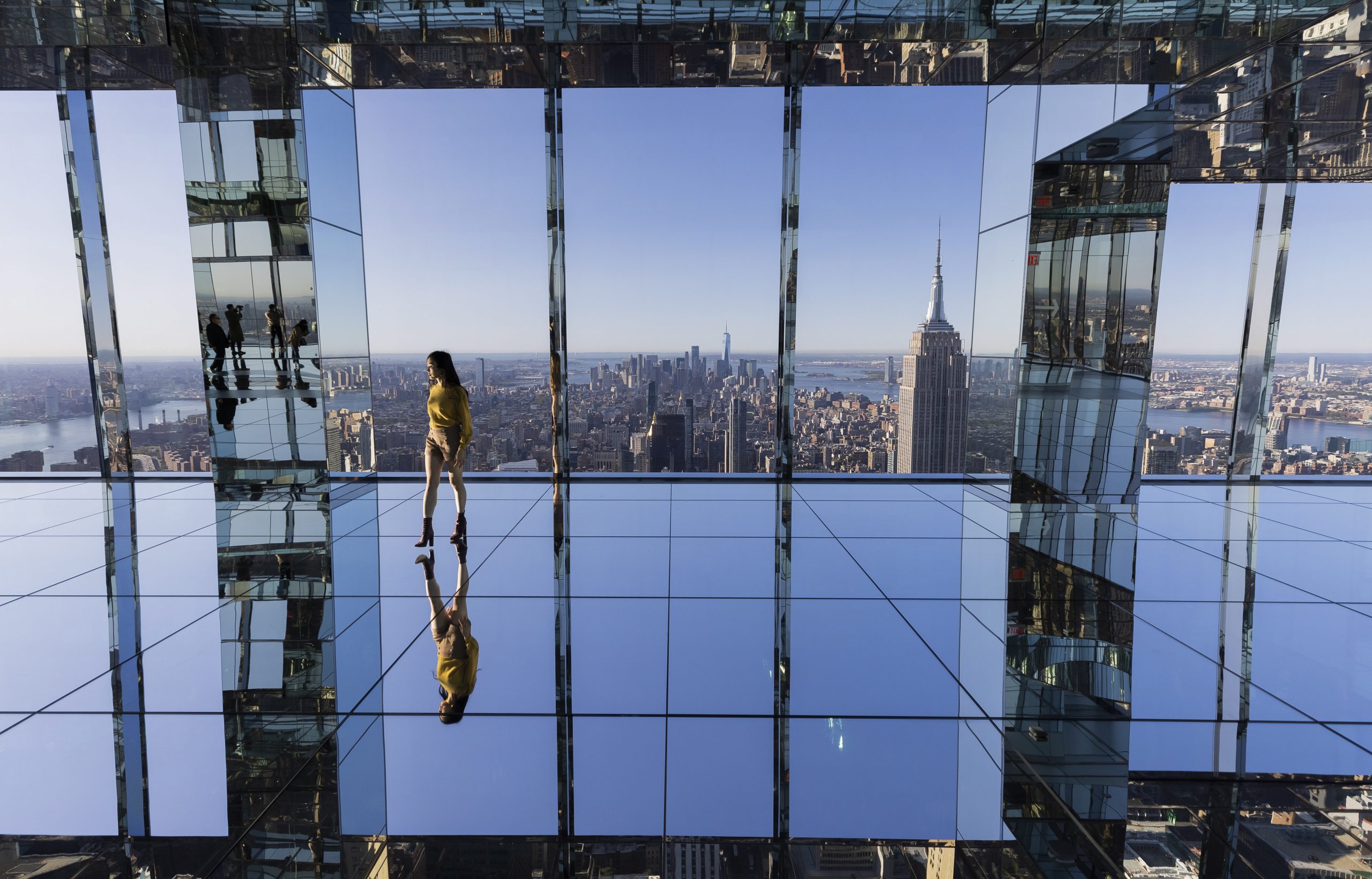 纽约新地标10月尾开幕 玻璃观景台外挂“透明电梯” 