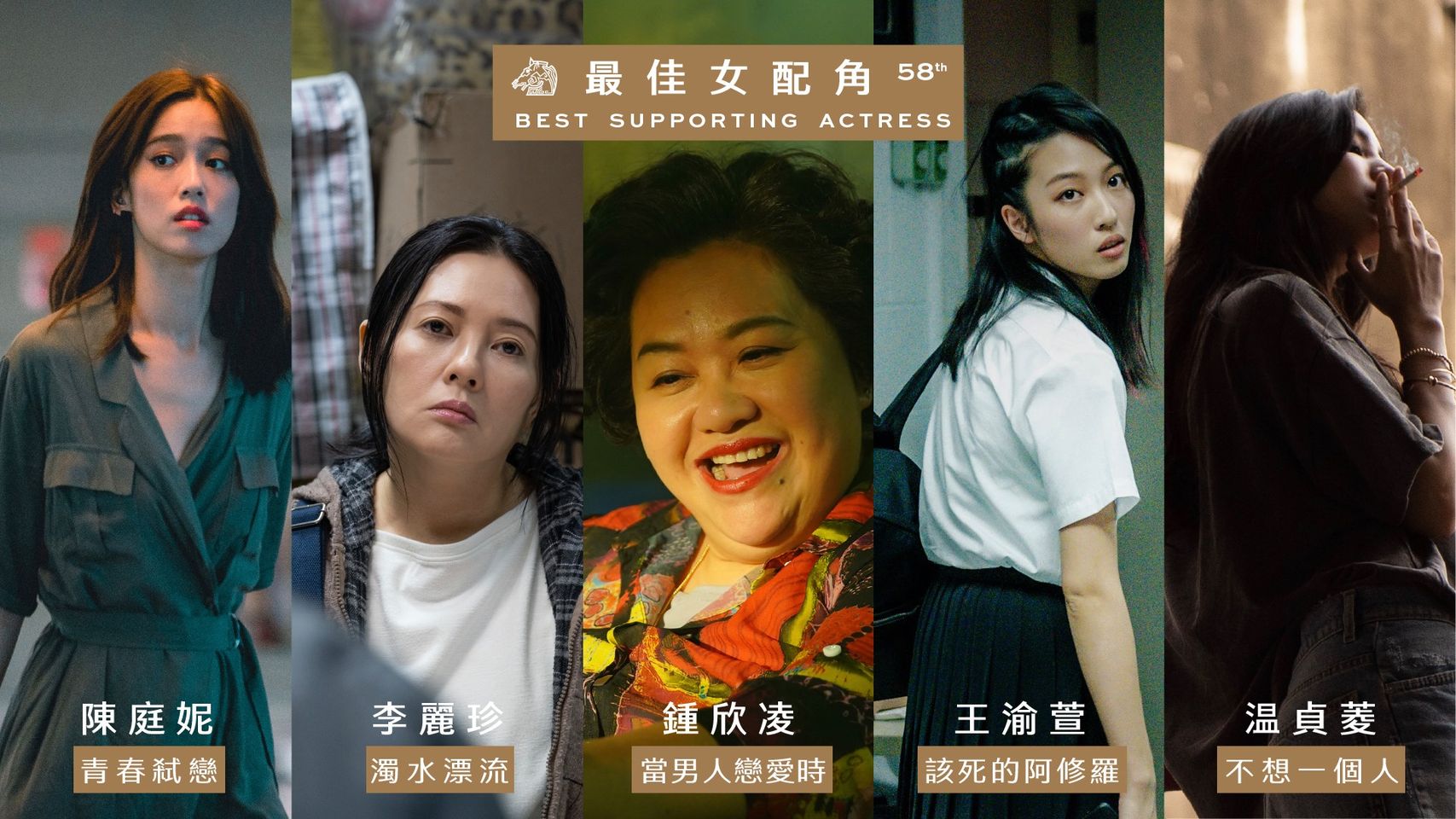 贾静雯战林嘉欣抢金马影后.柯震东张震吴镇宇掀影帝之争