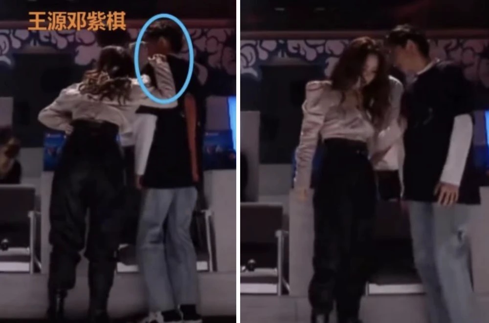 邓紫棋录节目口红粘牙  王源暖心提醒