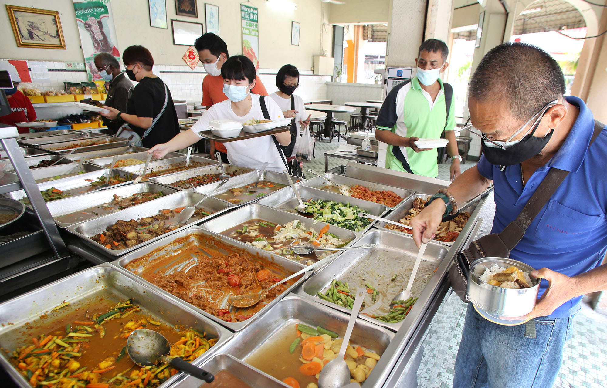霹：版头／九皇爷诞民众多茹素 素食店生意火热