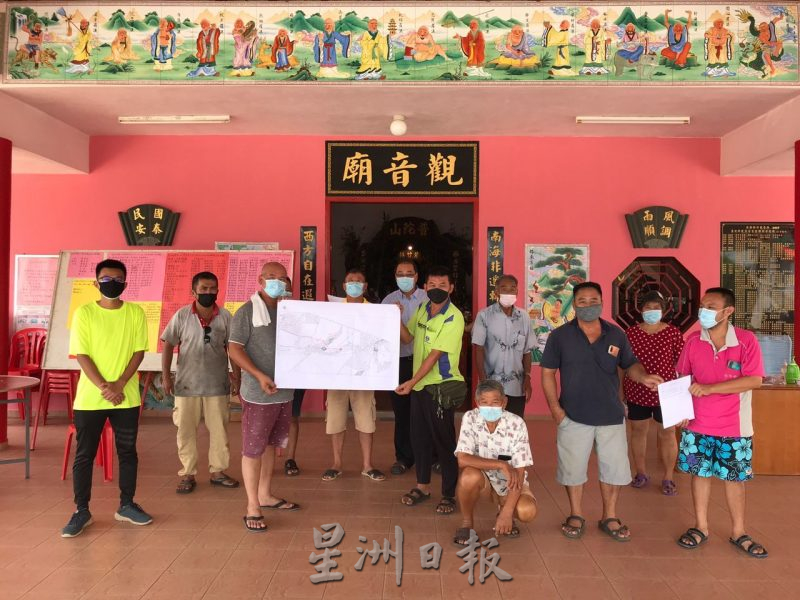 （古城封面主文）安乐新村反对高压电缆工程经过该村