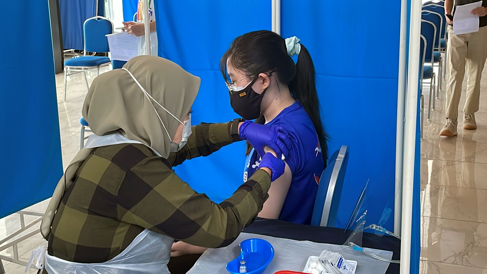 (古城第二版主文)培风中学1580学生接种·流程顺利有秩序