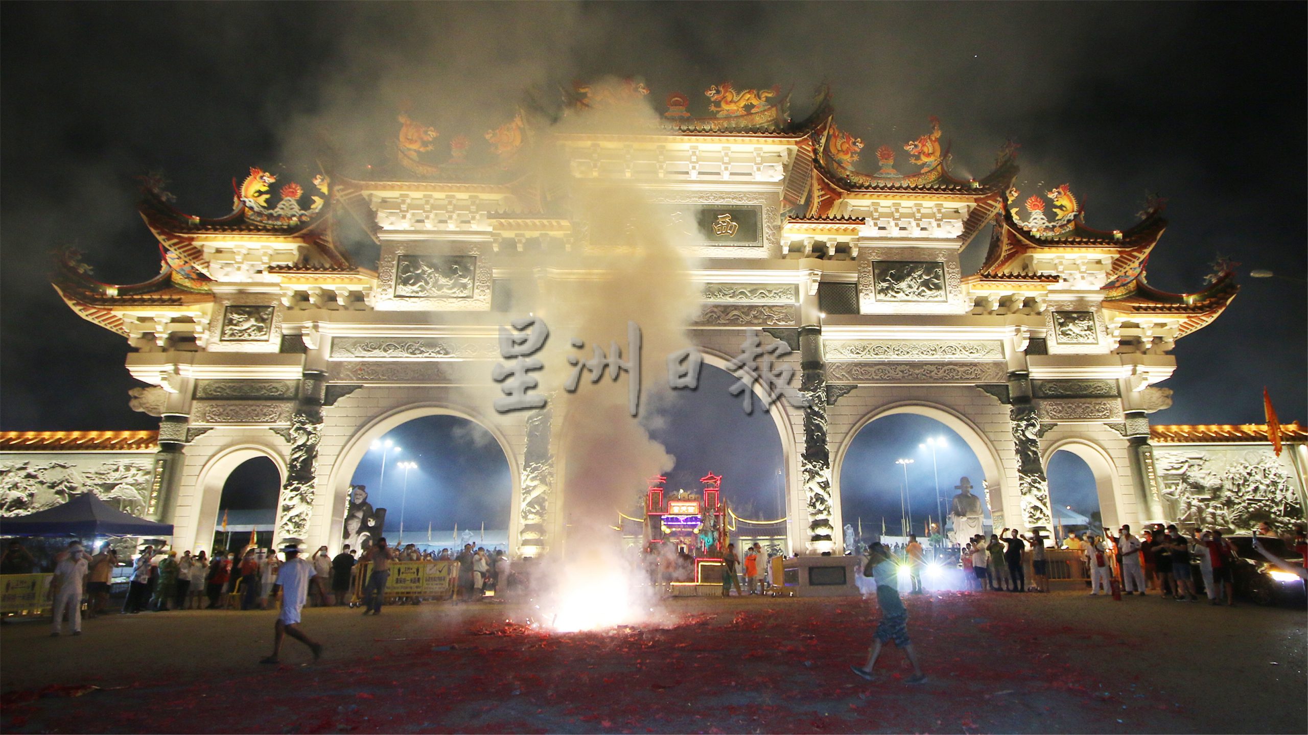 NS庇朥/ 九皇大帝宝诞顺利落幕,庇朥西天宫恭送九皇大帝回銮。