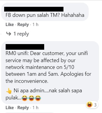 WhatsApp脸书IG昨晚大当机·网民：抱歉错怪了Unifi