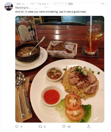 “这是一顿美味佳肴”  男子“炫耀”未接种堂食照惹网骂 