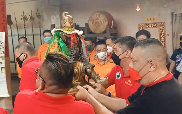 供FB／第7届大马国际关公文化节 庇朥三圣宫掀序幕，5尊关公金身住驾1周